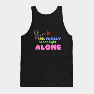 Autism awareness, autism strong, autism fighter Tank Top